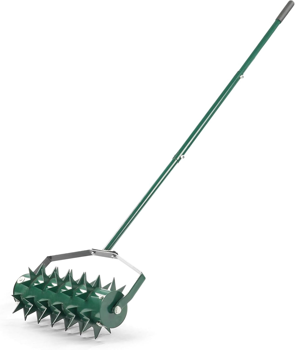 Outvita 60’’ Rolling Lawn Aerator, Heavy Duty Manual Aerator Lawn Tool for Garden Yard Patio with