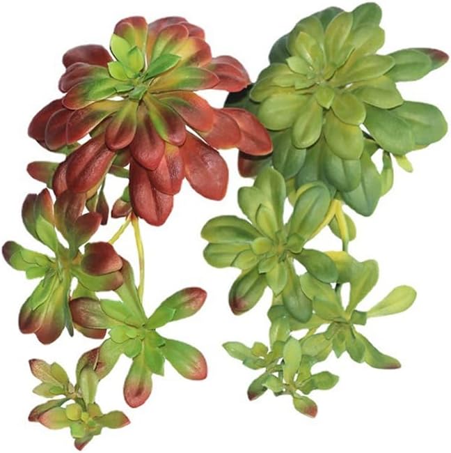 2pcs Artificial Succulent Plants, Realistic Large Fake Succulents, Artificial Hanging Ornaments for