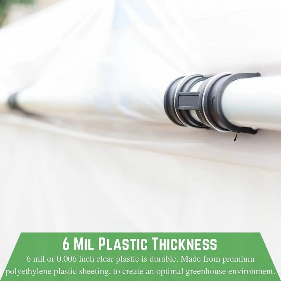 Farm Plastic Supply - 4 Year Clear 6 mil Greenhouse Plastic Sheeting - Polyethylene Transparent