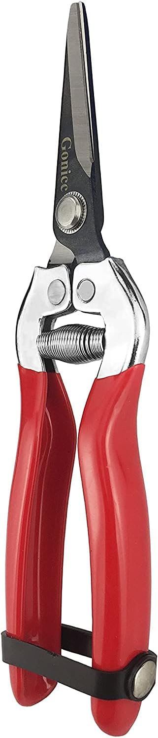 gonicc Professional Micro-Tip Pruning Snip (GPPS-1008), Small Garden Hand Pruner & shears For