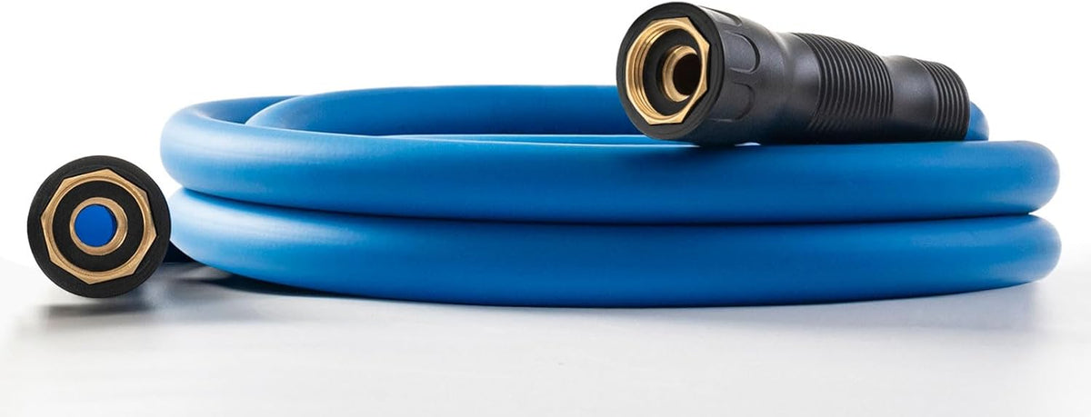 5/8" Female to Female Hot/Cold Water Leader Hose 3ft, -50℉ to 190℉ Flexible,Burst 600 Psi 3/4"