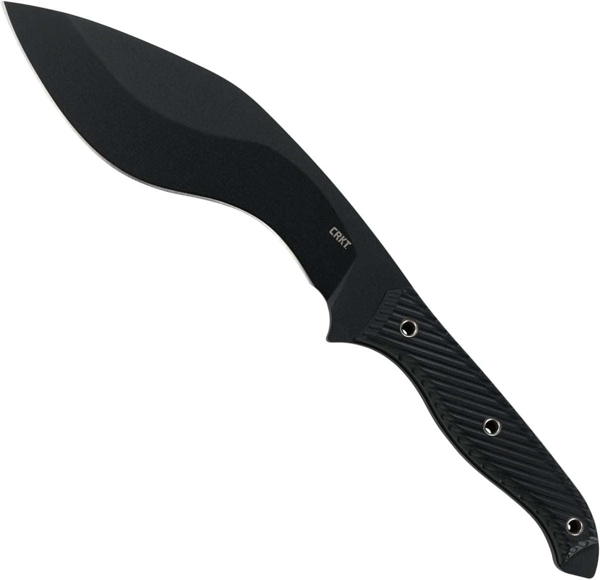 CRKT Clever Girl Kukri Compact Machete: Heavy Duty Powder Coated SK-5 Carbon Steel Blade, Textured