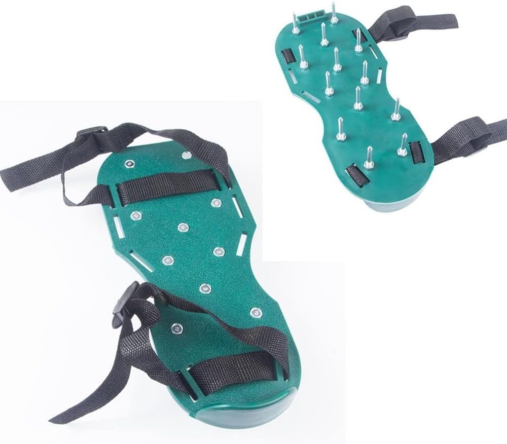 Lawn Aerator Shoes, Spike Shoes Lawn Aerator Tool Aeration Shoes for Epoxy Floor, Lawn Yard Patio