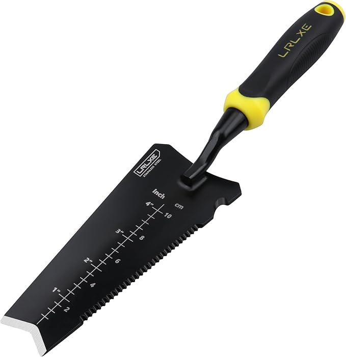 Gardening Shovel Tool,Heavy Duty Stainless Steel Garden Transplant Shovel,Root Cutter,All-Purpose