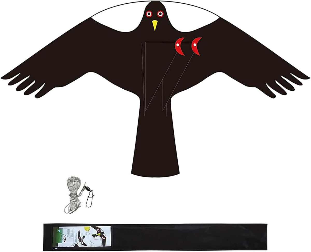 Bird Hawk Flying Kite Without Pole for Crops Farm Protector Bird Scarer Flying Kites - Style C Kite