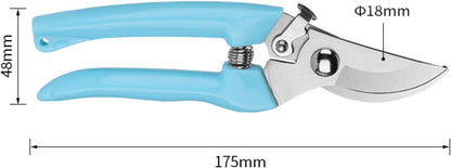 Curve Gardening Scissor with Sharp Stainless Steel Blade Garden Shears for Cutting Flowers Trimming