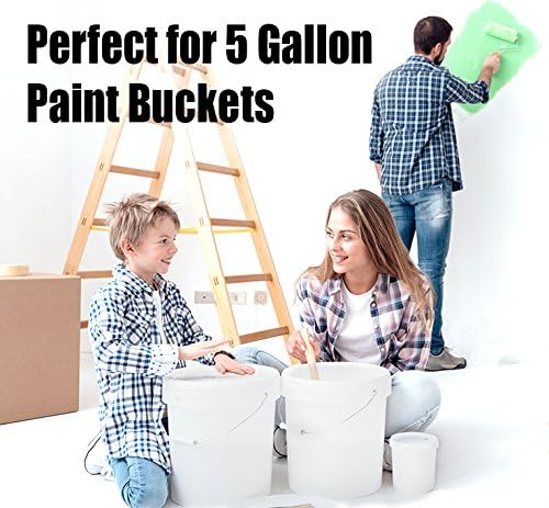 Ultra Sturdy 21in Paint Stir Sticks 5 Pack. Sanded Wood Paddle Stirrers for Mixing Epoxy or Paints