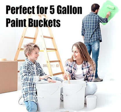Ultra Sturdy 21in Paint Stir Sticks 5 Pack. Sanded Wood Paddle Stirrers for Mixing Epoxy or Paints