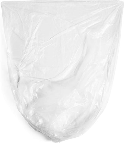 Aluf Plastics High Density Trash Bags, 16 Gallon, 1000 Count, 8 Micron (eq), 24" x 33", Clear, for