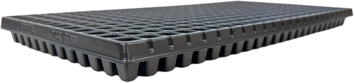 288 Cell Seedling Plastic Nursery Trays, 10 Pack, Thick Durable Germination Plug Trays, 2880 Cells