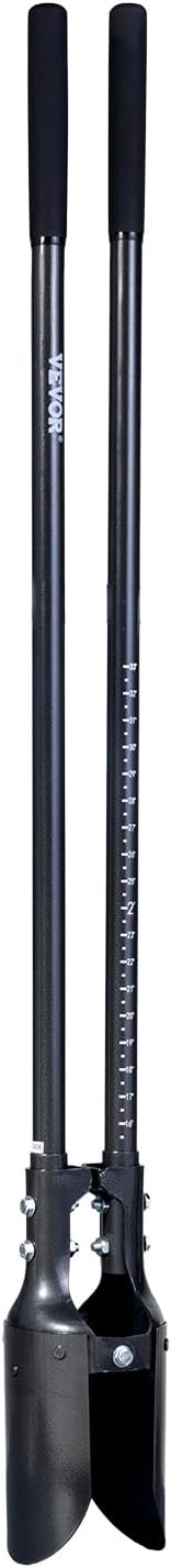 VEVOR Post Hole Digger, Heavy Duty Post Hole Digger with Carbon Steel Handle, Manual Hole Digger