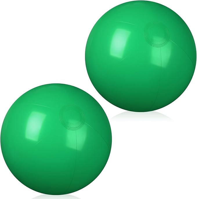 2 Pcs Inflatable Beach Ball 8 inch Swimming Pool Balls Summer
