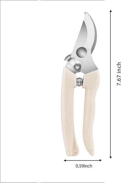 Curve Gardening Scissor with Sharp Stainless Steel Blade Garden Shears for Cutting Flowers Trimming