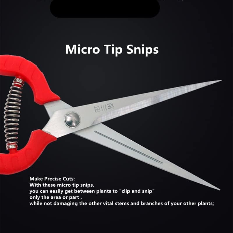 2pack Zsling Extra Long Edge Stainless Steel Pruning Shears Fruit Trees Bonsai Sharp Garden