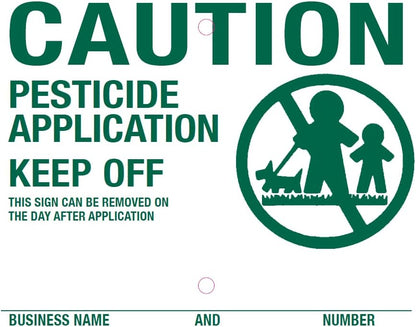 Lawn Treatment Application Stakes & GEORGIA Signs (Premium Style Stakes / 500 pc. Pack)