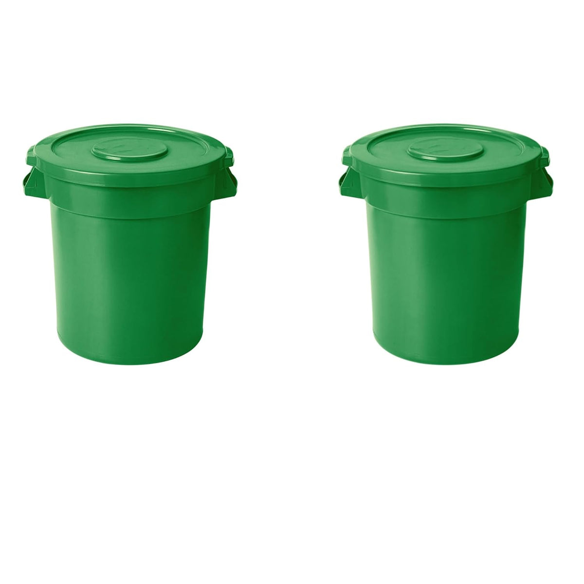 PRO&Family 20 Gallon Trash Can with Lid Round Ingredient Storage Containers Recycling Bin Kitchen
