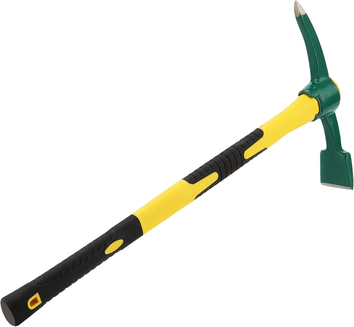 MOUYAT 23 Inch Large Pick Mattock Hoe, Garden Pick Axe Forged Steel Weeding Mattock Hoe Tool with