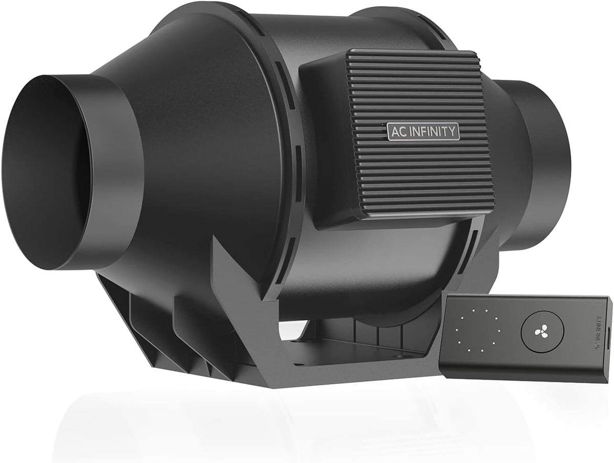 AC Infinity CLOUDLINE A4, Quiet 4” Inline Duct Fan with Speed Controller, EC Motor - Ventilation