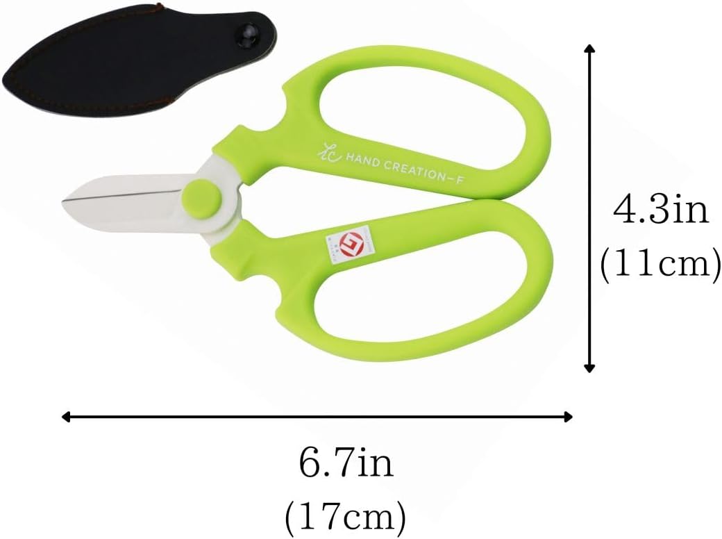 Japanese Florist Scissors – Professional Ultra Sharp Flower Shears Made in JAPAN for Ikebana Floral