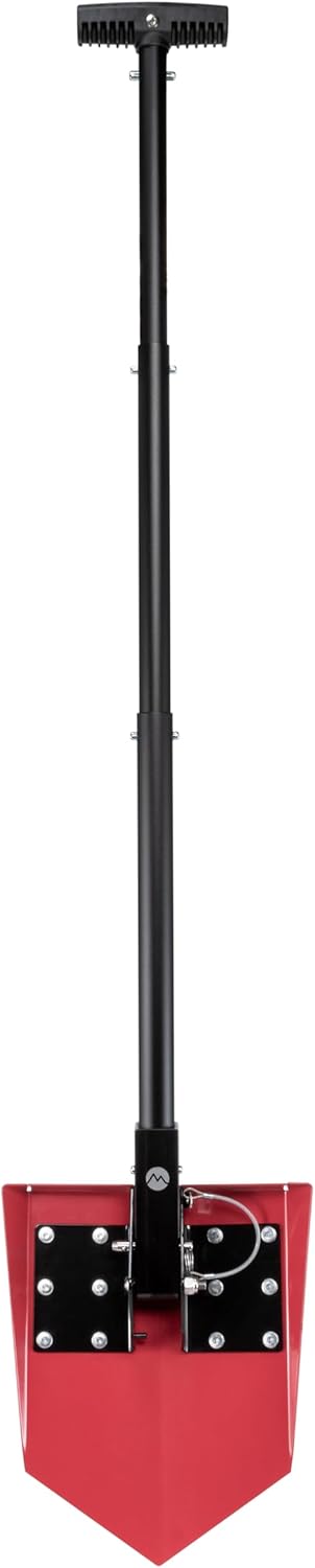 DMOS Delta Shovel - Collapsible Heavy-Duty Steel Folding Shovel for Camping, Overlanding, Survival