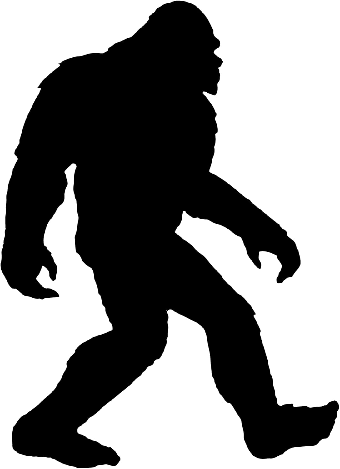 Giant 7 Foot Bigfoot Yard Decoration – All-Weather Durable PVC Sasquatch Silhouette | Outdoor Lawn