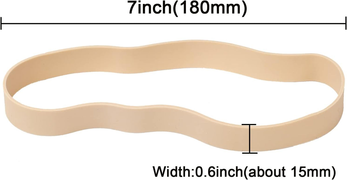 Rubber Bands Size#107 Heavy Duty Big Wide rubber band 30PCS Elastic Bands for Office Supply Trash