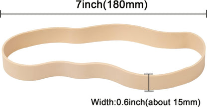 Rubber Bands Size#107 Heavy Duty Big Wide rubber band 30PCS Elastic Bands for Office Supply Trash