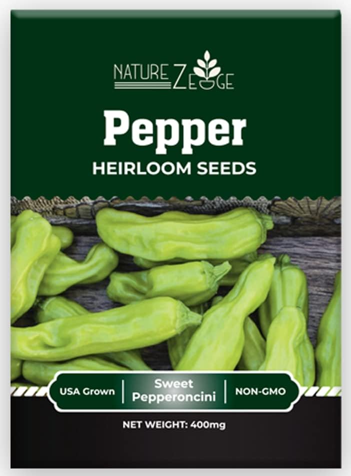 Sweet Pepper Seeds for Planting, Sweet Banana Pepper Seeds, Pepperoncini, Sweet Cherry Pepper