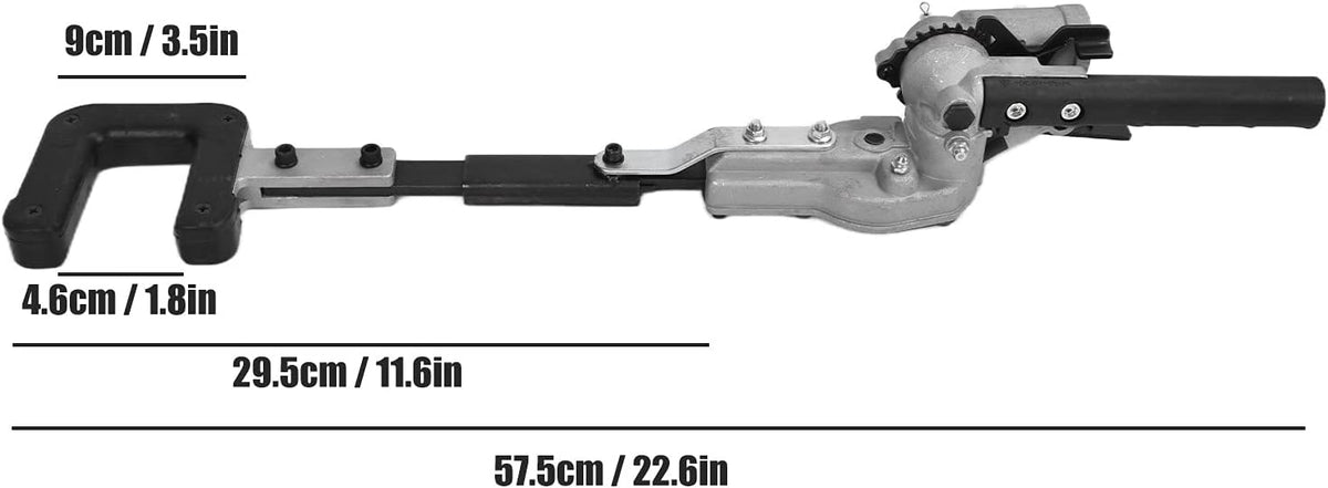 Septpenta 26MM Fruit Picker Head, Efficiently and Quickly Pick from High Places, 9 Teeth Aluminium