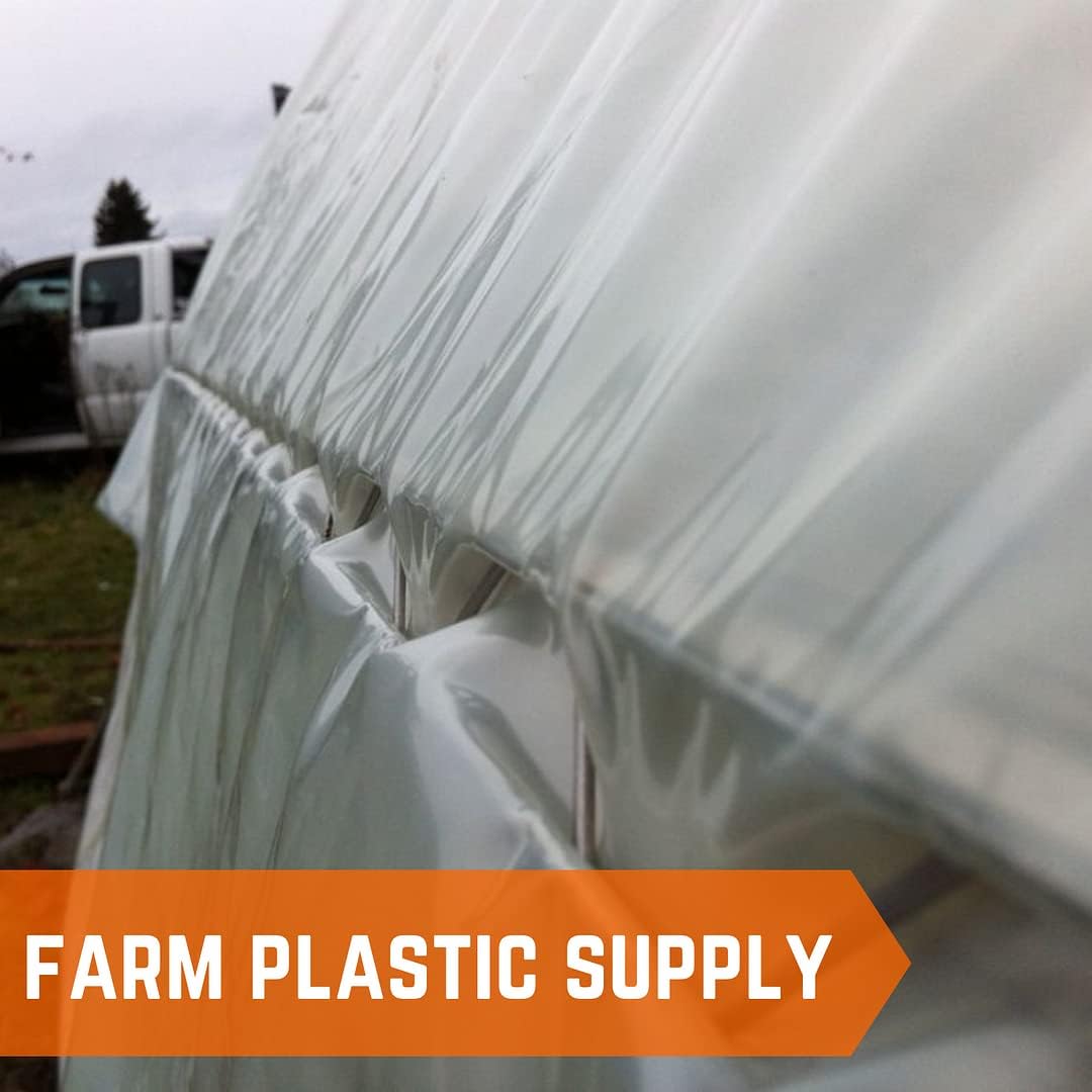 Farm Plastic Supply - Spring Wire & Lock Channel - (10 Pack) - Steel 6.5 ft Spring Lock Track &