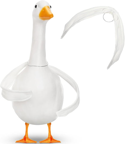 1 Pcs Poseable Goose Wings for 15”- 20" Porch Lawn Goose Outfit Accessories Poseable White Wings