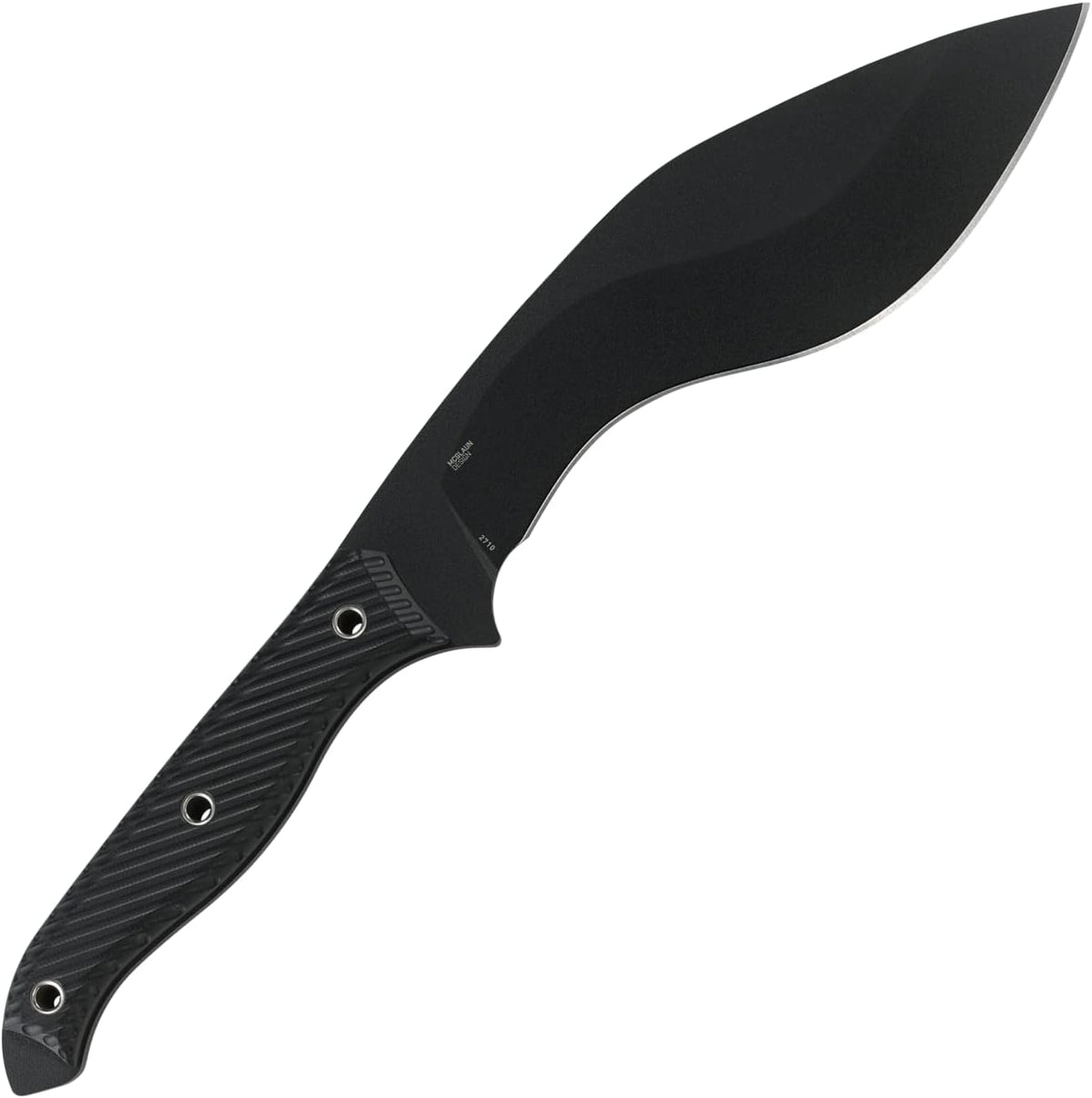 CRKT Clever Girl Kukri Compact Machete: Heavy Duty Powder Coated SK-5 Carbon Steel Blade, Textured