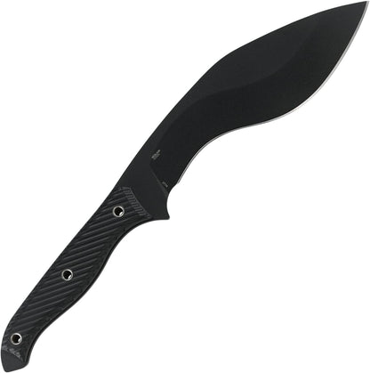 CRKT Clever Girl Kukri Compact Machete: Heavy Duty Powder Coated SK-5 Carbon Steel Blade, Textured