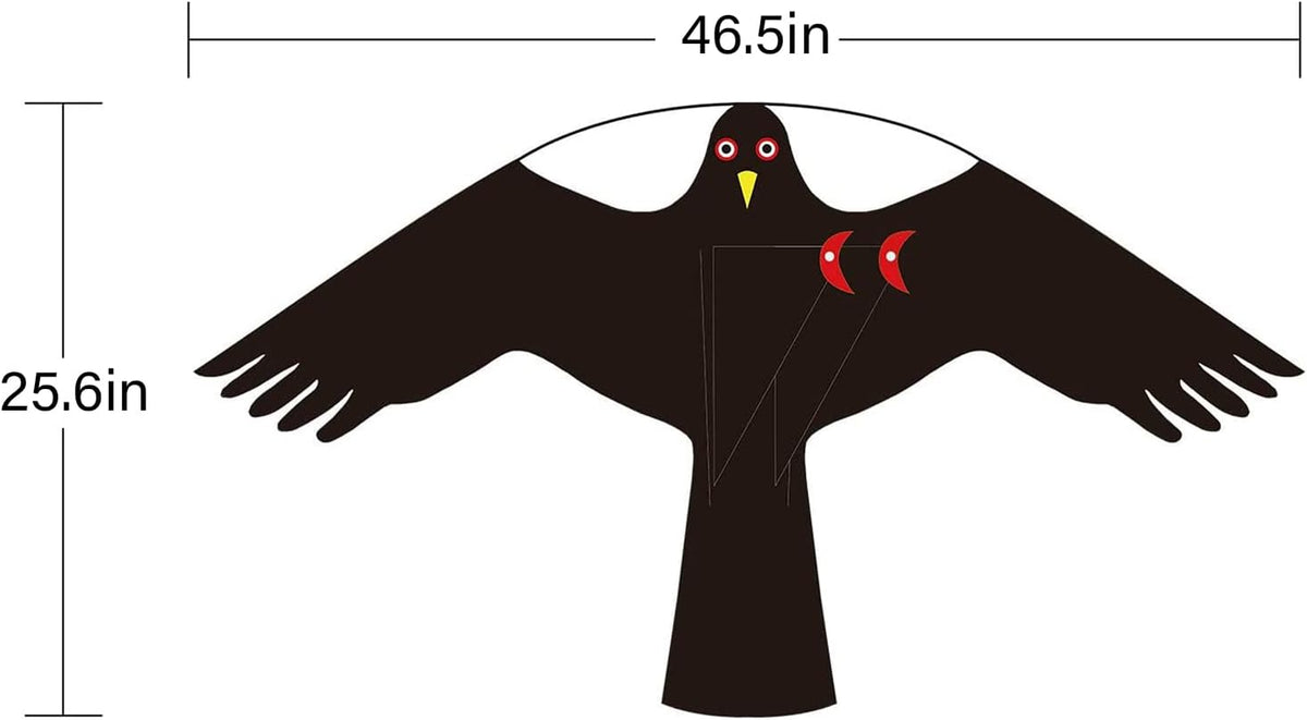 Bird Hawk Flying Kite Without Pole for Crops Farm Protector Bird Scarer Flying Kites - Style C Kite