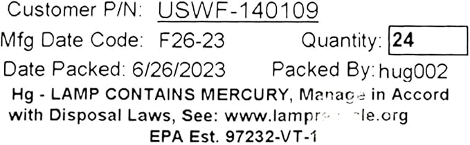 S810-QL Replacement UV Lamp/Sleeve | Fits the VIQUA S8Q, SV8Q-PA, & SSM-37 Series UV Systems | Made