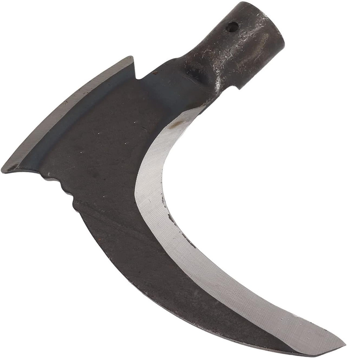 Luqeeg Weeding Sickle, High Manganese Steel Double Sickle Gardening Multipurpose Manual