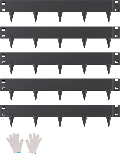 VEVOR Steel Landscape Edging, 5 Packs 39 x 4 in Rust-Resistant Metal Landscape Edging, Bendable