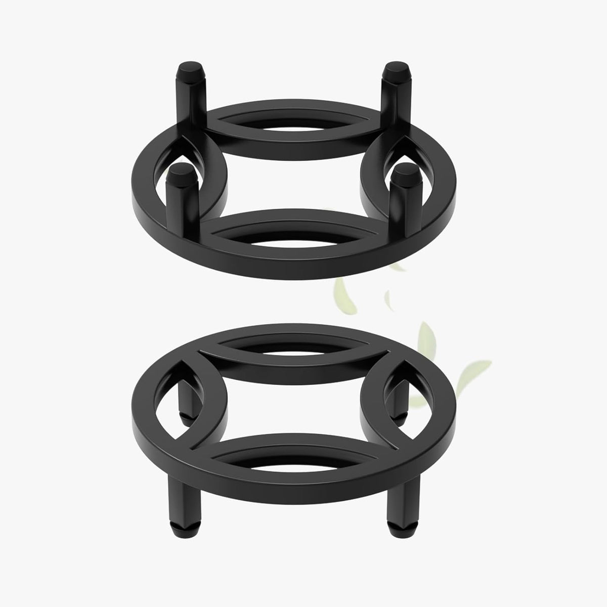Zhongma 2 Pack 8.7" Sturdy Potted Plant Stand Flower Pot Holder Heavy Duty Construction, Low Plant