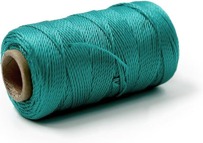 Green Mason Line String – 393ft, 1.3mm Thick Twisted Polypropylene – Durable Construction Twine for