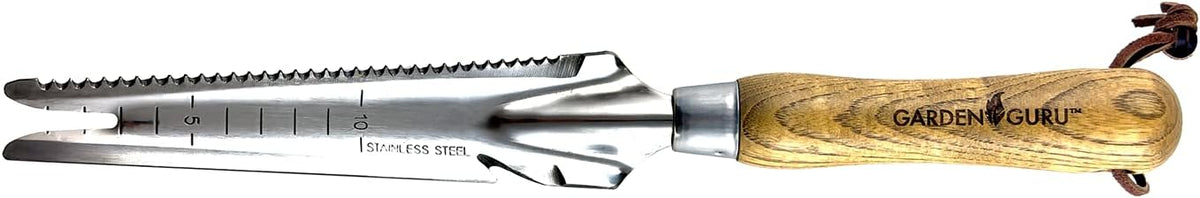 Garden Guru Hand Weeder Trowel with Ergonomic Handle – Stainless Steel Weeding & Digging Knife