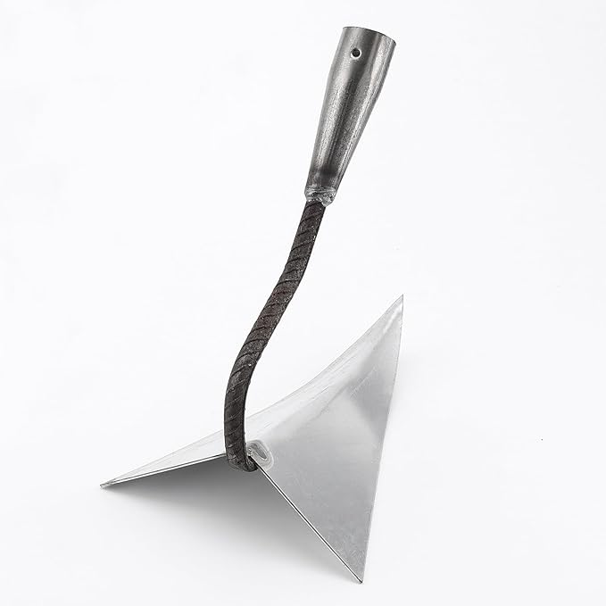 3 PCS Hoe Garden Tool Set, Triangle Gardening Hoes with Sharp Blade, Hand Plow Hoes for Digging