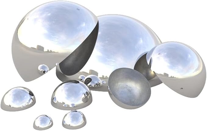 6pcs Hollow Hemisphere Ball Gazing Ball Half for Outdoor Decoration Shopping Mall Decor Wall