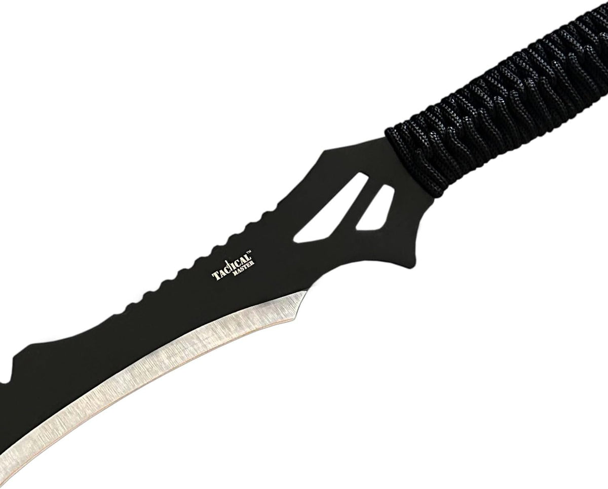 Sword Machete with Nylon Sheath and Lanyard Jungle Hunter Machete for Outdoor Adventure