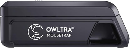 OWLTRA Indoor Electric Mouse Trap, Instant Eliminate Rodent Zapper with Pet Safe Trigger, Black