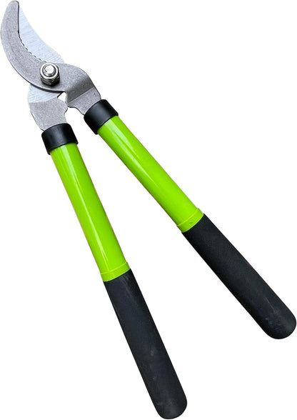 GARDEN GURU Bypass Loppers Tree Trimmer Clipper – 15 inch High Carbon Steel Blade Gardening Loppers
