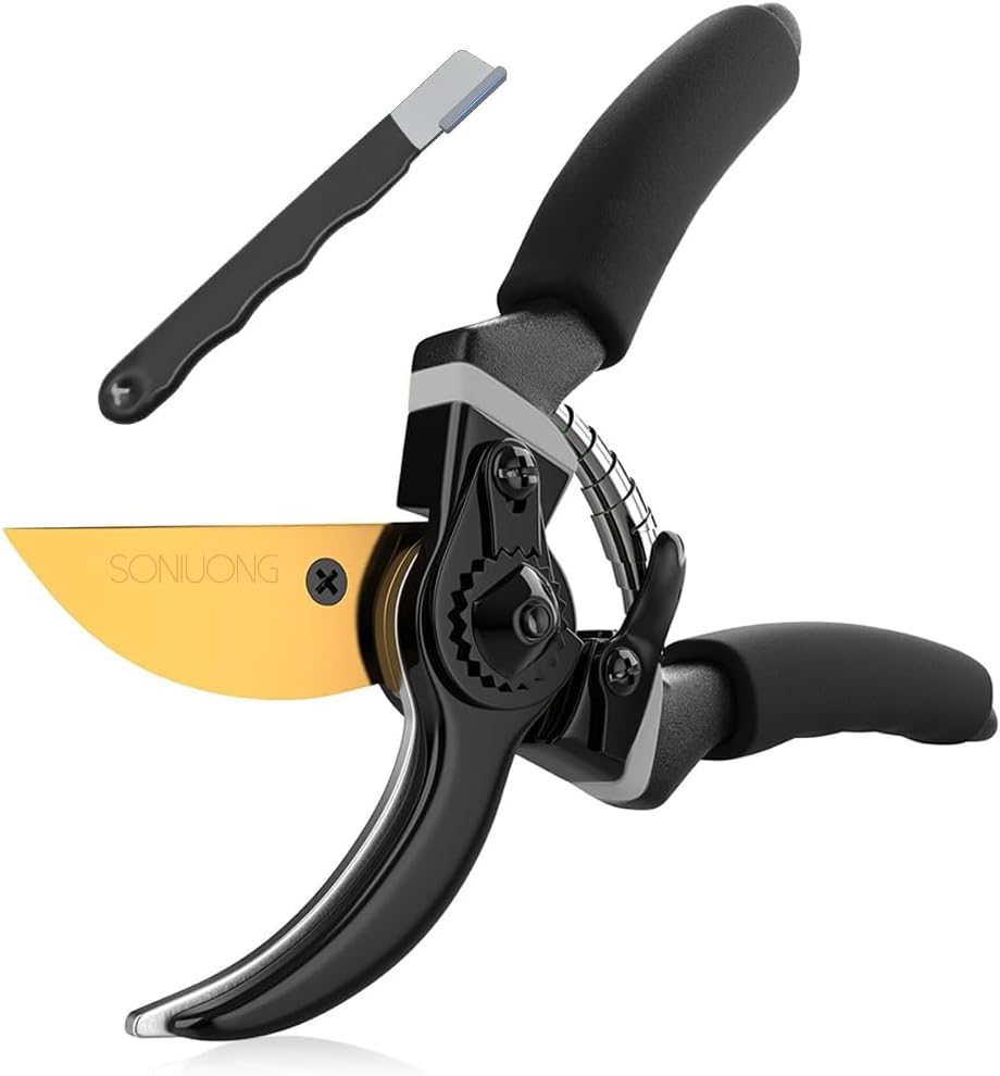 Pruning Shears for Gardening,Garden Shears,Garden Clippers,Gardening Shears,SK5 Steel Hand