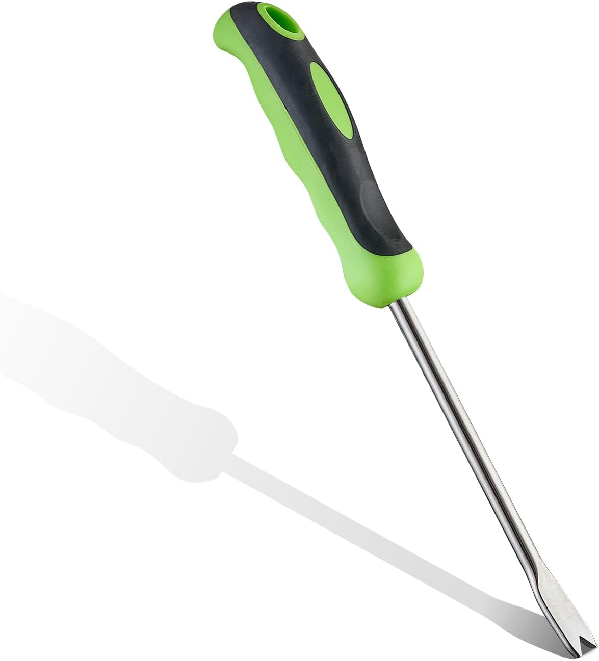 Professional Weed Control Tool -13 Inch V-Shaped Anti-Skid Shovel, Stainless Steel Gardening Manual