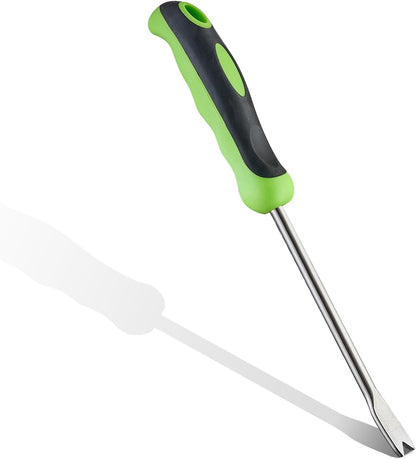Professional Weed Control Tool -13 Inch V-Shaped Anti-Skid Shovel, Stainless Steel Gardening Manual