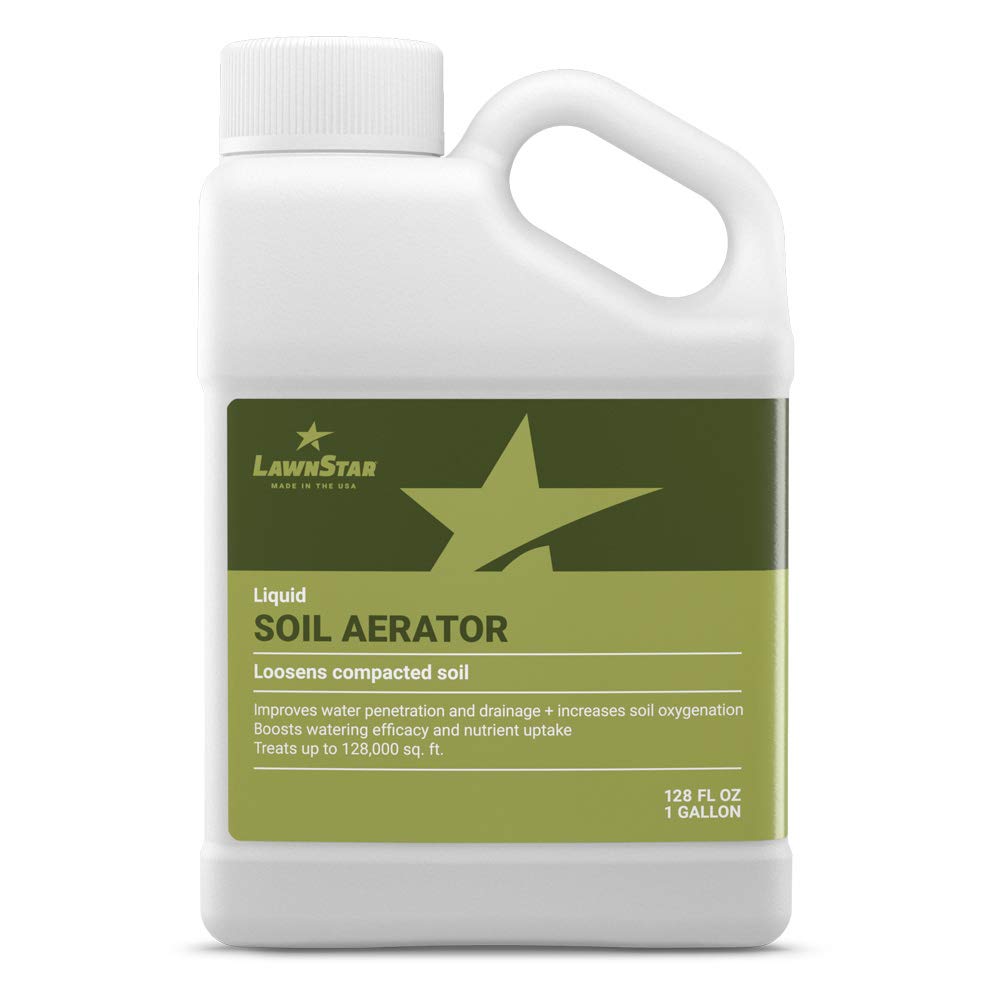 Liquid Lawn Aerator (1 Gallon) - Loosens & Conditions Compacted Soil - Alternative to Core and