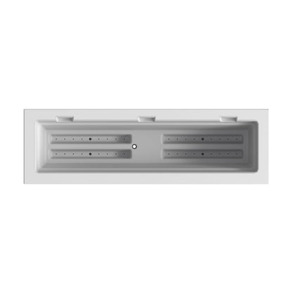 Mayne Fairfield 36in Self-Watering Rectangular Window Box Planter, White